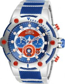 【送料無料】腕時計　インビクタメンズマーベルキャプテンアメリカクロノグラフブレスレットウォッチ27965 invicta mens marvel captain america chronograph 52mm ss bracelet watch