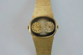 【送料無料】腕時計　ヴィンテージウィットナウアーデュアルタイムゾーンアナログwristwatch vintage wittnauer dual time zone analog wrist watch two movements