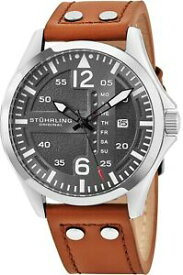 【送料無料】腕時計　スチュリングオリジナルクォーツメンズレザーウォッチstuhrling original quartz mens leather watch 69902