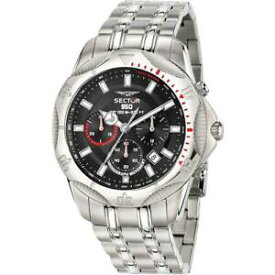 【送料無料】腕時計　オロロギセクターアッチャイオクロノグラフォネロミリメートルガヤードンorologio sector 950 r3273981007 watch acciaio cronografo nero 44mm gayardon