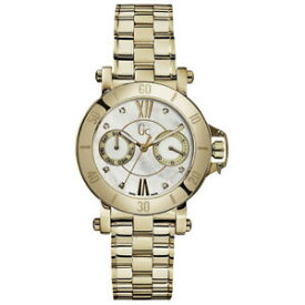 【送料無料】腕時計　クォーツアナログラウンドゴールドメッキマザーパールゴールドguess women watches x74111l1s quartz analog round gold plated mother pearl gold