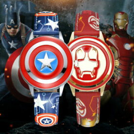 【送料無料】腕時計　キャプテンアメリカスパイダーマンアイアンマンファッションデザインセール watches captain america spider man iron man wristwatches fashion design