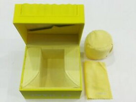 【送料無料】腕時計　イエローウォッチボックスケースジャンボサイズauthentic invicta yellow watch box storage case jumbo size