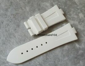 【送料無料】腕時計　ヴァシュロンコンスタンティンホワイトラバーストラップサイズoem vacheron constantin overseas 2520mm white rubber strap size sxs unused