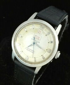 【送料無料】腕時計　ヴィンテージウィットナウアーメンズvintage wittnauer automatic mens wrist watch rare day date 12 ? 11acb