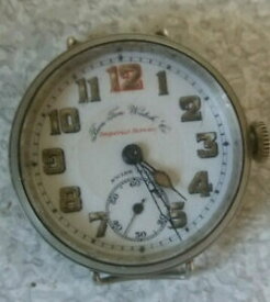 【送料無料】腕時計　アンティークヴィンテージトレンチウォッチボントンウォッチantique vintage military trench watch imperial service bon ton watch co