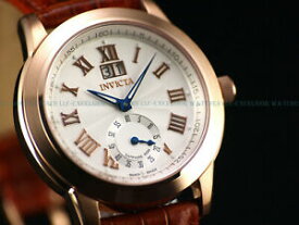 【送料無料】腕時計　レアインビクタヴィンテージビッグデイトフランスエバウチェゴールドサファイアウォッチrare nos invicta men vintage big date french ebauche 23k gold ip sapphire watch