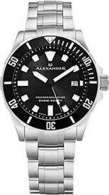 【送料無料】腕時計　アレクサンダープロダイバーメンズクォーツステンレススチールalexander a501b01 professional diver mens quartz stainless steel watch