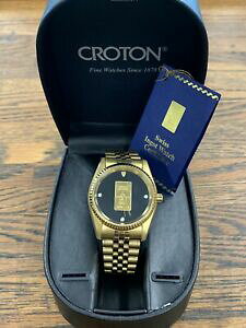 yzrv@Be[WNgNWbgXCXOt@CS[hCSbg@Jr{bNXvintage croton credit suisse 1 gram fine gold ingot valcambi in box with cert