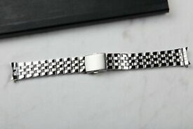 【送料無料】腕時計　ストレートエンドリンクリンクウォッチストラップstraight or curved end link 5 link watch strap