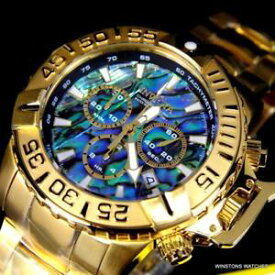 【送料無料】腕時計　インビクタスバクアアワビスイスゴールドメッキスチールウォッチinvicta subaqua noma ii abalone swiss mvt 47mm 18kt gold plated steel watch