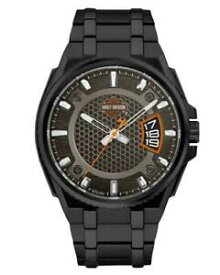 【送料無料】腕時計　ハーレーダビッドソンメンズバーシールドスチールウォッチharley davidson 78b151 mens bar amp; shield dimensional steel watch rrp £25900