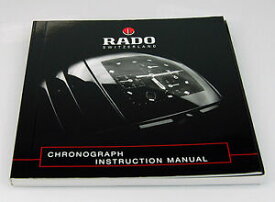 【送料無料】腕時計　ウォッチクロノグラフマニュアルrado watch chronograph operating instructions manual booklet 200015