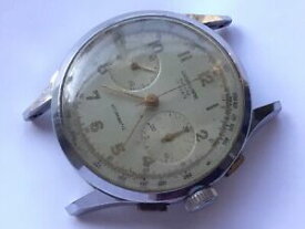 【送料無料】腕時計　ヴィンテージランデロンクロノグラフクロノグラフスイスvintage landeron chronograph 38 mm chronographe suisse wristwatch circa 1940’s