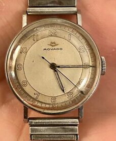 【送料無料】腕時計　レアマニュアルrare 1940s movado manual wind watch