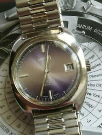 【送料無料】腕時計　メンズランコジュエルズ1970s mens lanco 25 jewels automatic date wrist watch