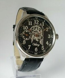 【送料無料】腕時計　バイキングラグジュアリーヴィンテージメンズスチールケースviking luxury 1920s vintage wristwatch mens gift, steel case