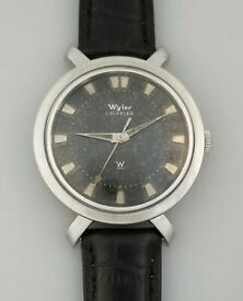 【送料無料】腕時計　ヴィンテージワイラーインカフレックスメンズマニュアルケースラグrare vintage wyler incaflex mens manual wind watch ? unusual fancy case lugs