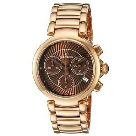 【送料無料】腕時計　ラパッションブラウンクォーツedox 10220 37rm brir womens la passion brown quartz watch