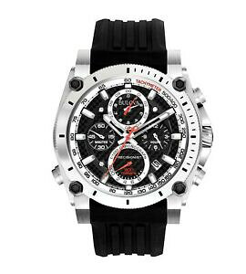 yzrv@u[oNmOtYbulova precisionist 98b172 chronograph mens wristwatch 725