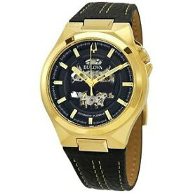 【送料無料】腕時計　ブローバマキナゴールドトーンbulova 97a148 maquina automatic gold tone wristwatch