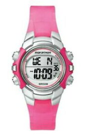 【送料無料】腕時計　マラソンピンクレジンウォッチインディグロアラームクロノグラフtimex t5k808, womens marathon pink resin watch, indiglo, alarm, chronograph