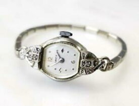 【送料無料】腕時計　ヴィンテージタイムスレディースホワイトゴールドブレスレットvintage timex womens wristwatch white gold filled bracelet ~ 12e699