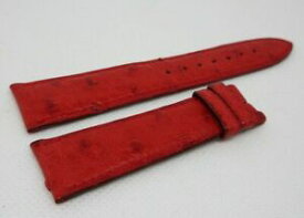 【送料無料】腕時計　ブランパンレッドダチョウレザーストラップ blancpain red ostrich leather strap 19mm oem genuine