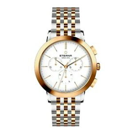 【送料無料】腕時計　クォーツウォッチeterna 276053111746 mens eternity white quartz watch