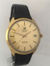 【送料無料】腕時計　ヴィンテージゴールドメッキシースターvintage 1960s goldplated tissot electronic seastar watch