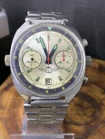 【送料無料】腕時計　ヴィンテージクロノグラフテレメーターウォッチvintage poljot 3133 chronograph telemeter date military men gift watch 0343