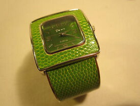 【送料無料】腕時計　ワーキングエレクトリックアナログジュネーブプラチナ*working* electric analog womens wristwatch geneva platinum [h12c1]