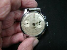 【送料無料】腕時計　ヴィンテージキングストンボーモントクロノグラフvintage wristwatch kingston co beaumont 17j chronograph ss8