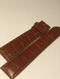 【送料無料】腕時計　コルバージュネーブレザーストラップライトブラウンタンkolber geneve genuine leather strap 18mm light brown tan condition