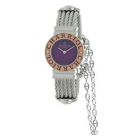 【送料無料】腕時計　サントロペパープルクォーツウォッチcharriol 028scd3540566 womens st tropez purple quartz watch