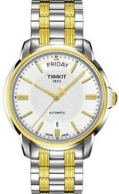 【送料無料】腕時計　ティソオートマチックデイデートトーンtissot automatics iii day date two tone