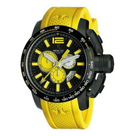 【送料無料】腕時計　クロノスポーツメンズクロノグラフウォッチデートイエローmetalch chronosport mens chronograph watch 47mm date yellow