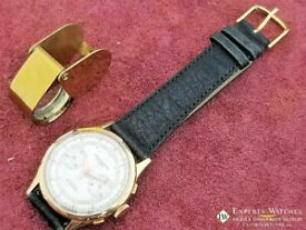 【送料無料】腕時計　サービスヴィンテージクロノグラフィースイスクロノグラフゴールドランダーンserviced vintage cronographe suisse chronograph 18k gold landeron 248 watch