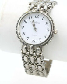 【送料無料】腕時計　ヴィンテージシルバートーンラバロンウォッチバッテリーvintage 1980s silver tone la baron watch, battery