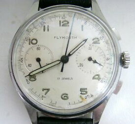 【送料無料】腕時計　ラックマンレジスタクロノグラフウォッチcirca 1940s wakmann two register chronograph watch