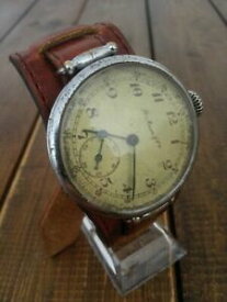 【送料無料】腕時計　レアモーザーシーヴィンテージトレンチウォッチオリジナルグッドコンディションvery rare h moser amp; cie vintage trench watch 1890 original good condition