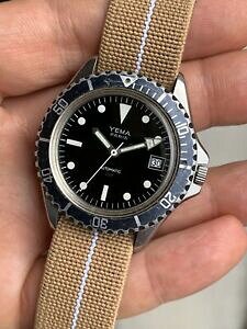 yzrv@Be[WY_Co[EHb`vintage yema 40m mens automatic diver watch fe561112