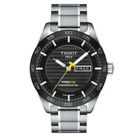 【送料無料】腕時計　パワーマティックメンズオートマチックウォッチデーデイスチールtissot prs 516 powermatic 80 mens automatic watch day date steel