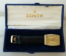【送料無料】腕時計　ゼニスゴールドトノーヴィンテージzenith 18kt 750 gold tonneau 50s 60s vintage