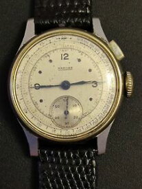 【送料無料】腕時計　ハーマンテレメーターモノプッシャークロノグラフサービスvery rare mens harman military telemeter mono pusher chronograph serviced