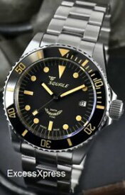 【送料無料】腕時計　ブランドスクアーレセットbrand squale 1545 30 atmos vintage ceramica watch full set under warranty