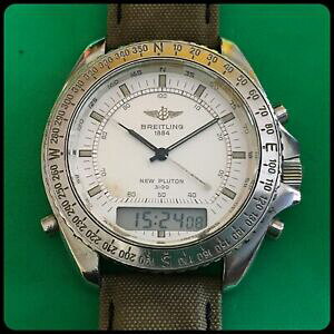 yzrv@uCgOv^Be[WNmOtNH[cfWAiXCXbreitling pluton 3100refa51037vintage chronographe quartzdigianaswiss