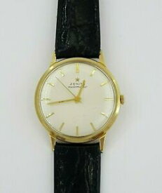 【送料無料】腕時計　ヴィンテージグラムイエローゴールドムーブメントvintage zenith automatic watch 306 grams 18k yellow gold movement 2542p