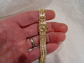 【送料無料】腕時計　エステートジュエリーイエローゴールドレディースアンジェラスグラムestate jewelry 14 kt yellow gold wristwatch ladies angelus 25 grams working 14k
