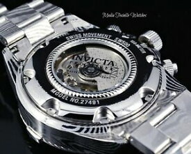 【送料無料】腕時計　インビクタプロダイバーダマスカススチールスイスクロノグラフブレスレットinvicta 48mm pro diver damascus steel swiss automatic chronograph bracelet watch